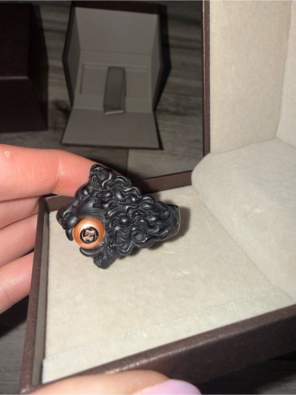 Gucci Lion Ring Size 8